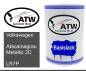 Preview: Volkswagen, Atacamagrau Metallic 2C, LR7P: 500ml Lackdose, von ATW Autoteile West.